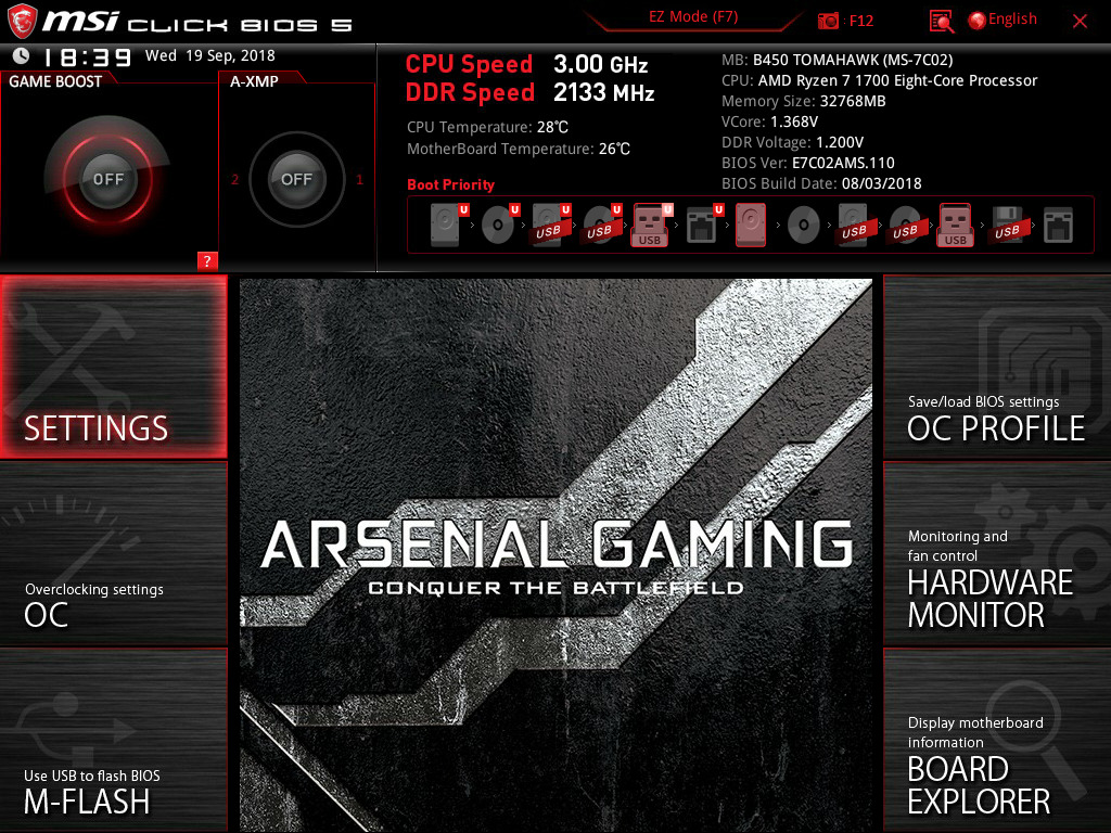 Arsenal hot sale gaming motherboard